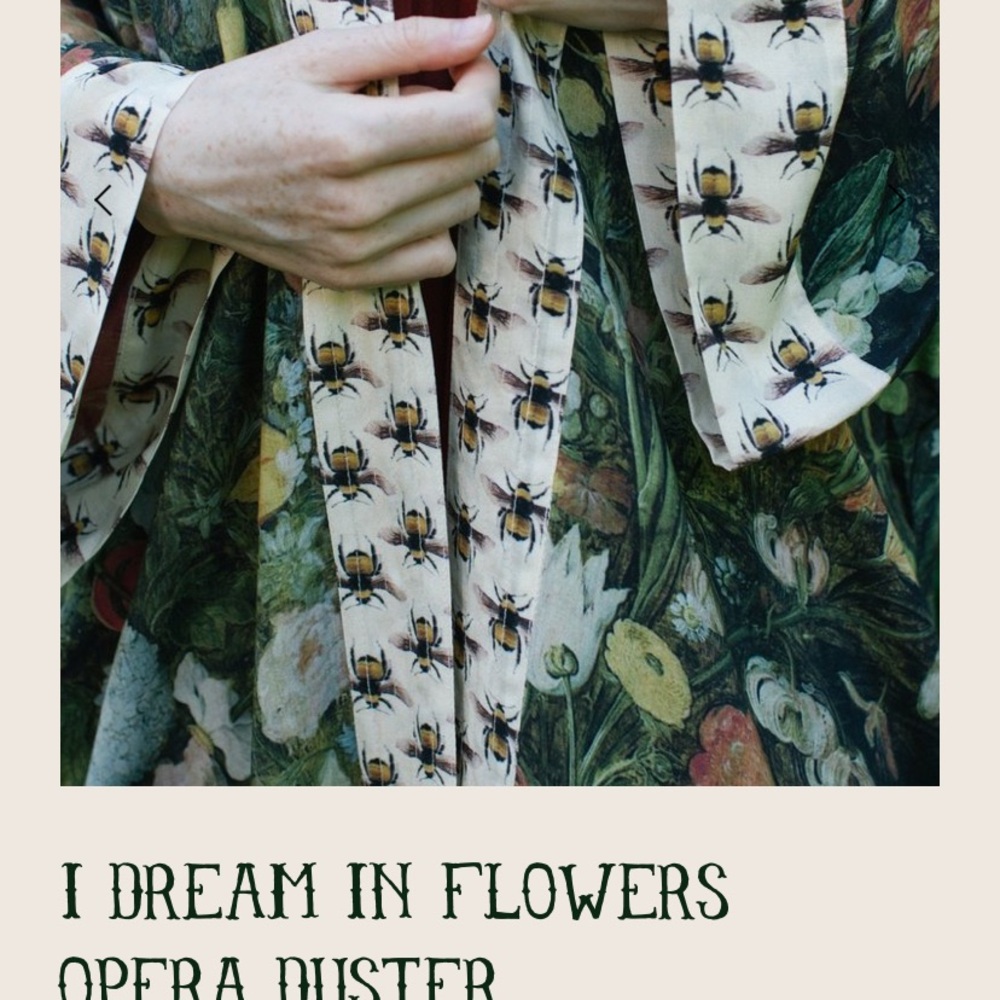 Market of Stars NEW IN PACKAGING - I dream of flowers opera duster - Picture 4 of 6